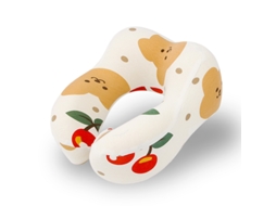 Lurelia Almofada Infantil De Viagem, Formato U, Em Espuma Viscoelástica, Urso, Ref. L0597