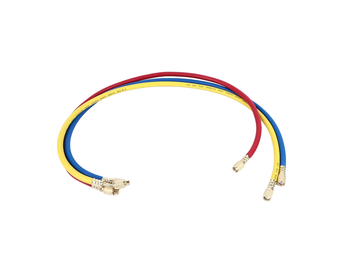 Laxiscreed Mangueira De Carga Para Ar Condicionado R22, 0,9m, Tricolor Para Sistemas De Refrigeração