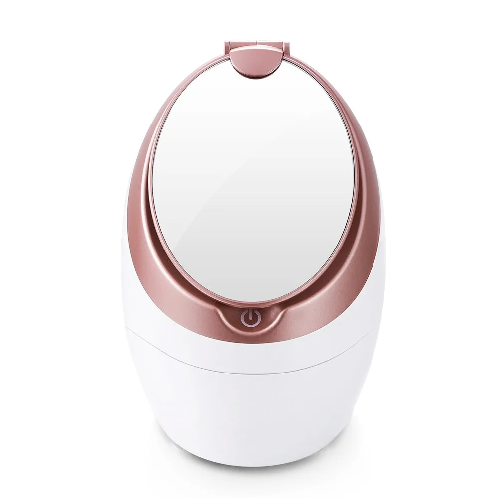 (rosa) Vaporizador facial para hidratação profunda e tratamento facial quente