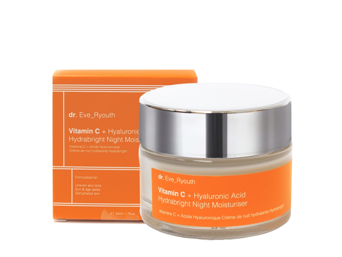 Vitamina C + Ácido Hialurônico Hydrabright Hidratante Noturno 50ml
