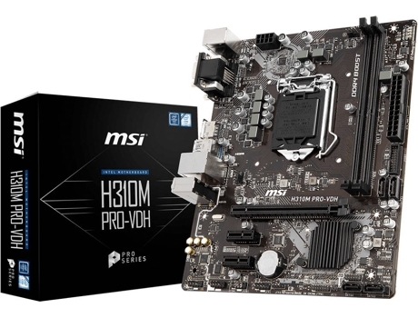Motherboard MSI H310M Pro-VDH (Socket LGA1151 - Intel H310 - Micro-ATX )