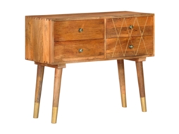 Aparador 85x40x70 cm Madera Maciza de Mango