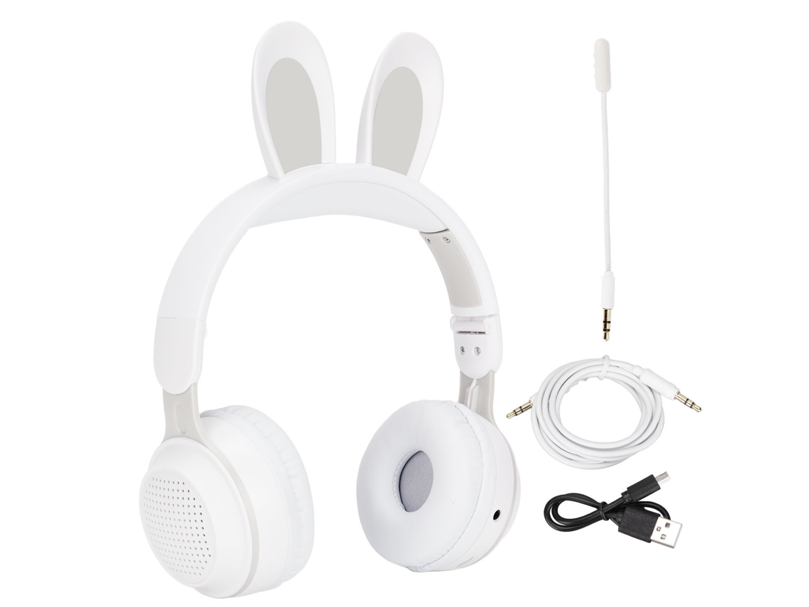 Fone de Ouvido Bluetooth Mali 5.3 Over Ear com Microfone e Display de Bateria Led