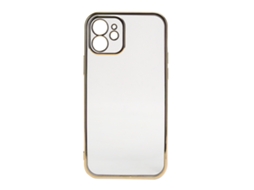 Aetheria capa de Telefone Sulada Electroplating Tpu Total para Iphone 12 Ouro Fina e Proteção Anti quedas