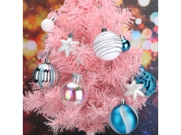 Bolas Decorativas Natal 42pcs Multicolorido Ouro Eletroplatado