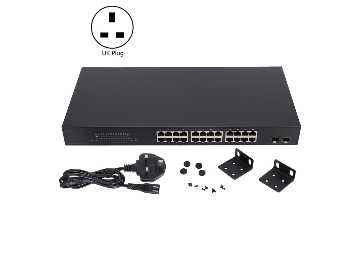 Switch Ethernet Poe LAXISCREED 24 porta Gigabit