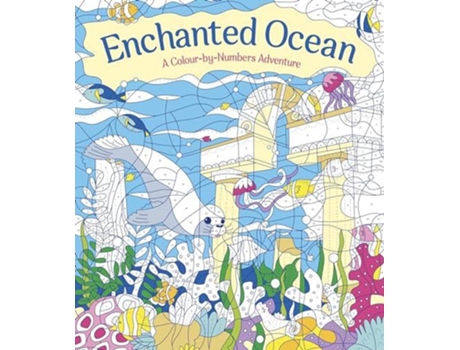 Livro Enchanted Ocean A Colour-by-Numbers Adventure de Georgie Fearns (Inglês)