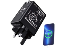 Carregador Rápido Usb C Porta Dupla Para Carregamento Portátil Portátil | Múltiplos Com Cabo Retrá Gokoco