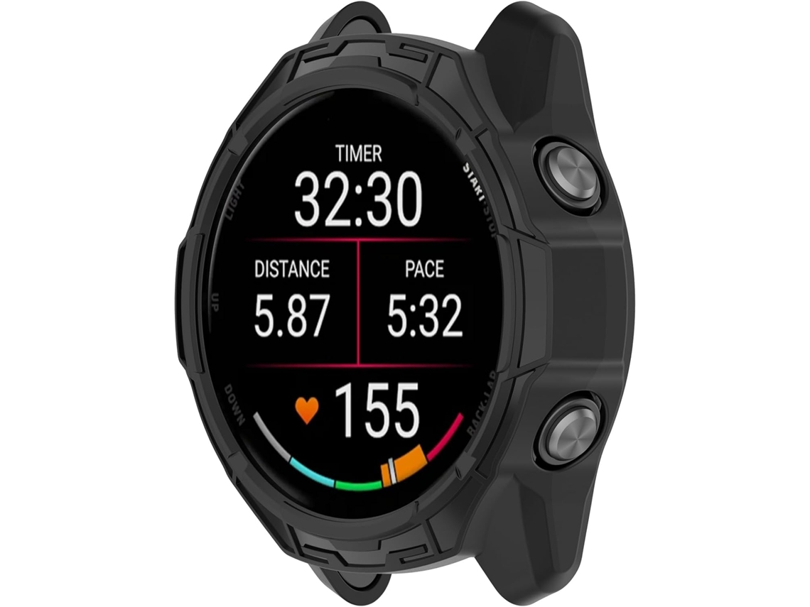 Capa Protetora Pc Compatível Com O Relógio Garmin Forerunner 570 47mm Verde Hexinyigjly