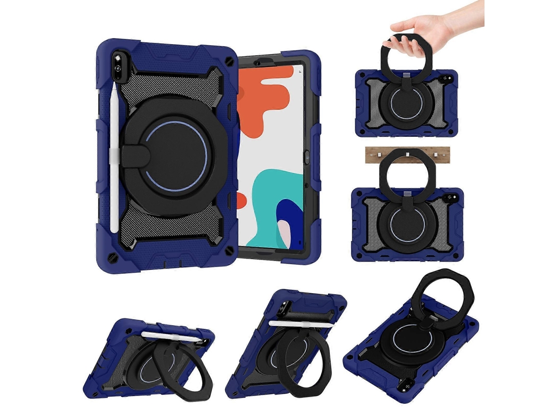 Capa Para Tablet For Honor V6/tablet V7 Armor Em Silicone Com Contraste De Cores + Pc