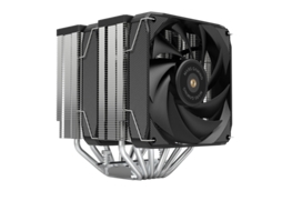 Dissipador Cpu Torre Dupla Mcpu-Xu6 Tdp 350W 2X Ventoinhas Fdb 6 Heatpipes Hct Preto MARS GAMING