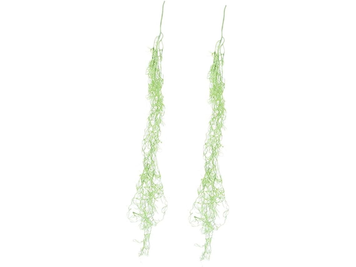 Conjunto De 2 Guirlandas Decorativas Artificiais Suspensas Para Uso Interno E Externo Gokoco