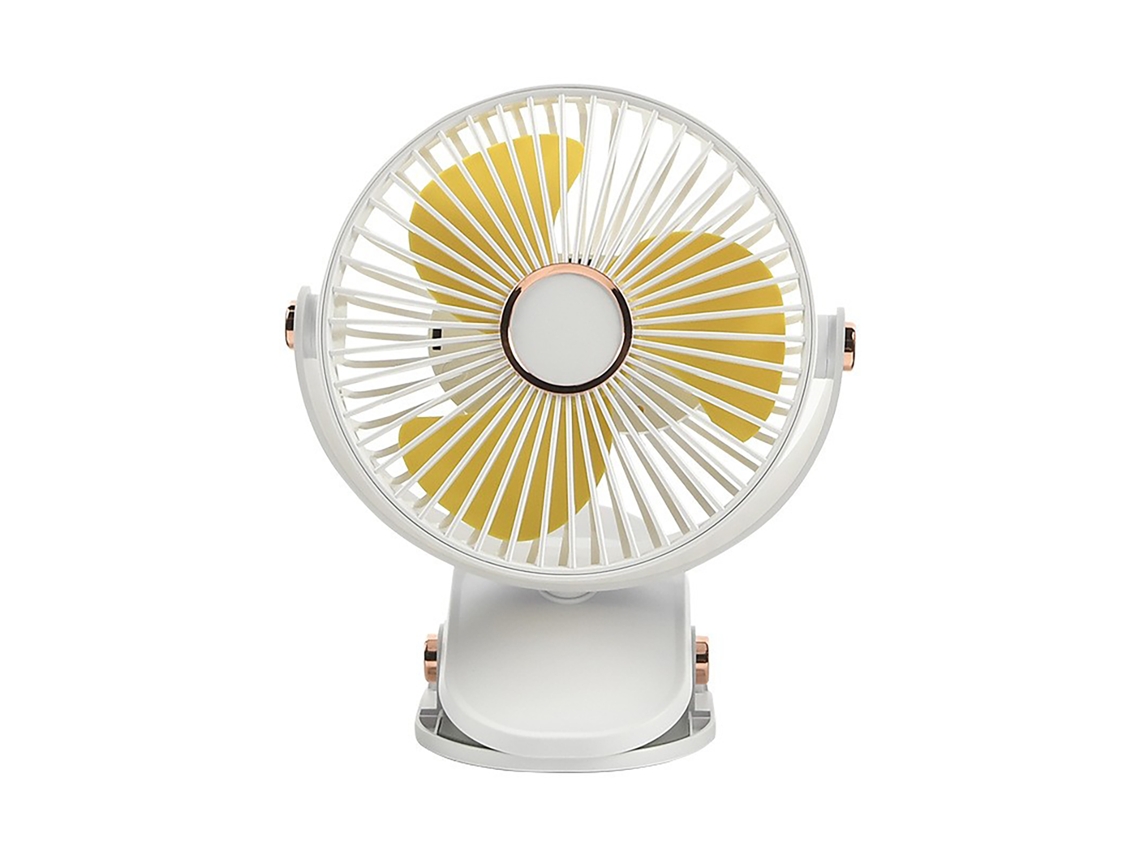 Laxiscreed Ventoinha De Clip Para Desktop, Recarregável Por Usb, Leve E Portátil