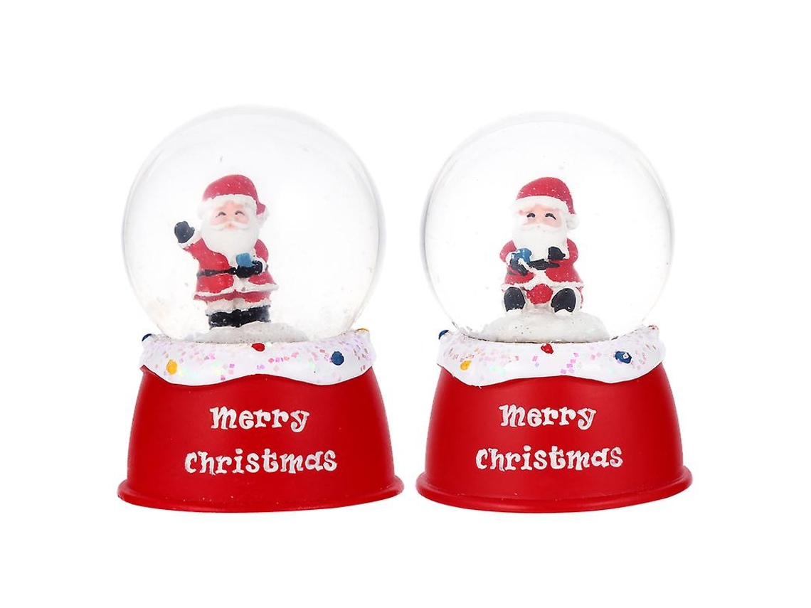 2 Peças de Bola de Cristal de Natal ALLINLESS