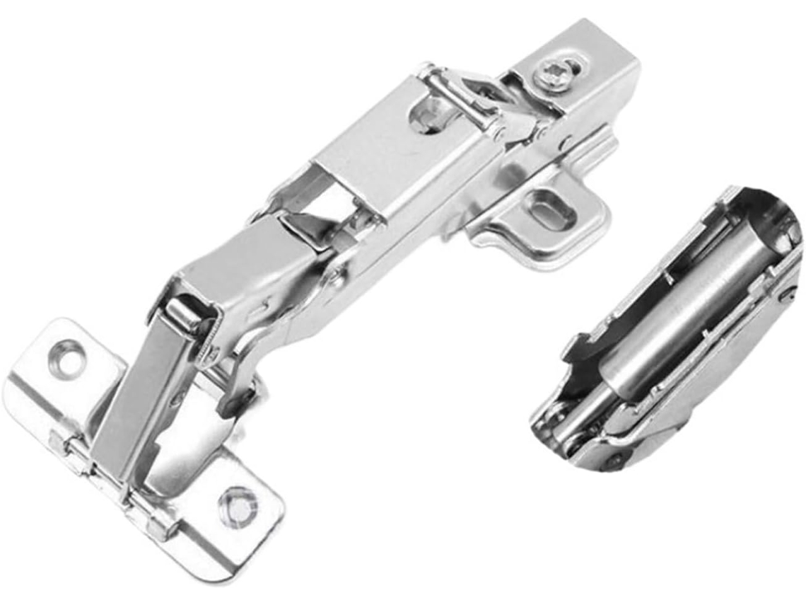 Dobradiça Hidráulica De 175° Com Fechamento Suave, 2 Peças, Para