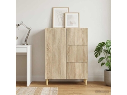 Vidaxl Buffet Carvalho Sonoma 66 X 34,5 X 90 Cm Derivados De Madeira