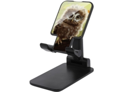 Suporte Ajustável Para Celular Com Design De Coruja Universal As Mãos Livres Ideal Viagens Avião E Outras Ocasiões