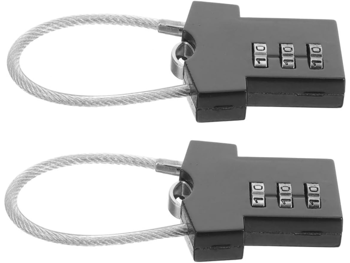 Cadeado De Combinação, Conjunto De 2 Cadeados