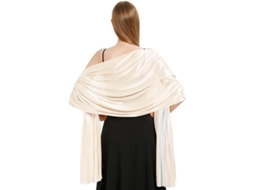 Xale De Cetim Para Mulheres, Xale De Casamento Adequado Para Vestido De Noite, Xale Elegante E Chique Adequado Para Slowmoose