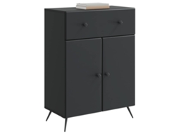 Buffet MAISON EXCLUSIVE Preto 66x34,5x90 cm Derivados de Madeira