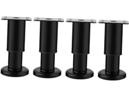 Ipetboom Conjunto De 4 Pés Móveis Ajustáveis Para Estrutura Cama, Extensor De Pés Mesa Para Uso Pesado Em Salas Jantar