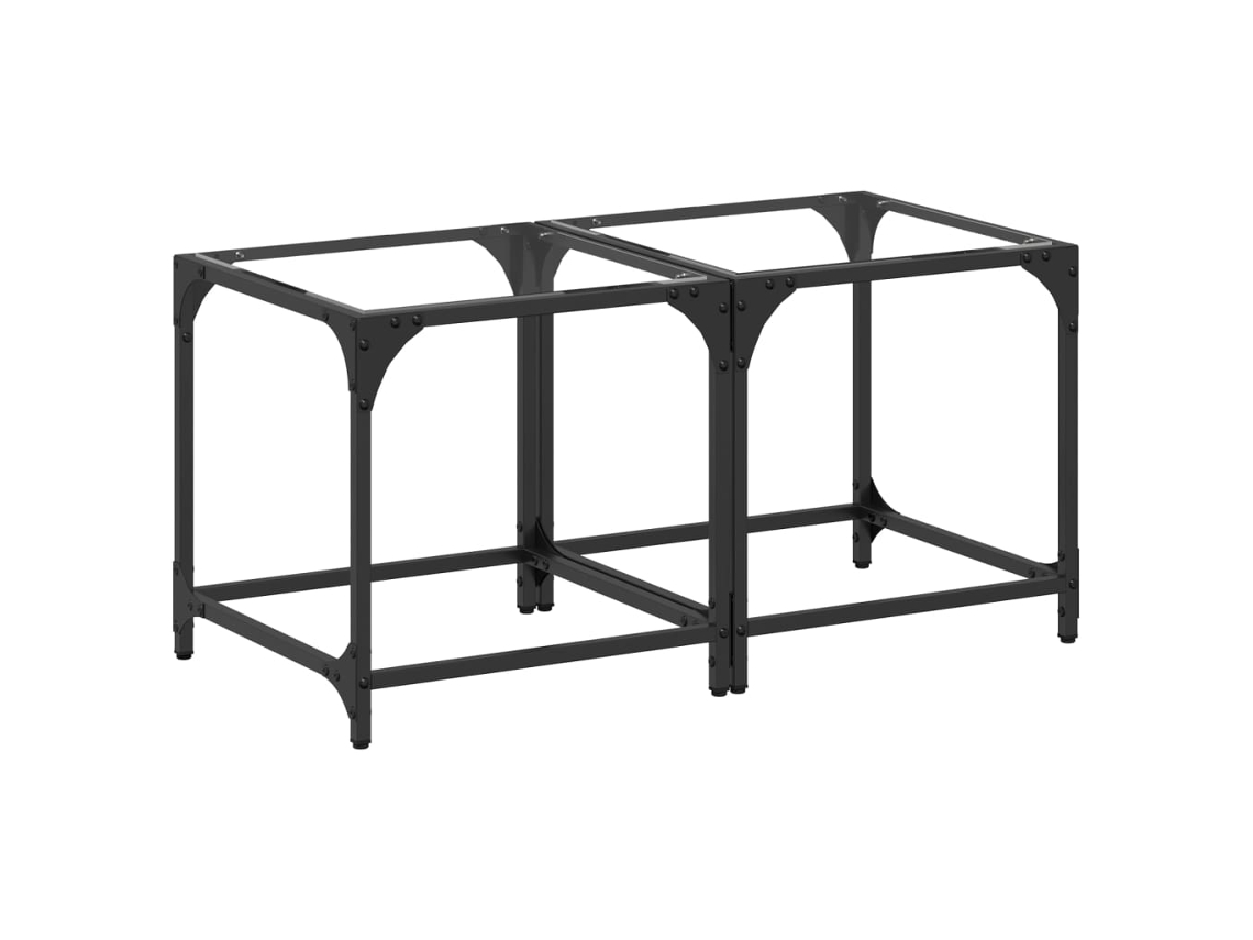 Coffee Table, Coffee Tables Vidaxl Transparente Madeira Processada (40 X 40 X 40 Cm)
