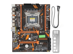Placa-mãe De Computador X99 4-canais Ddr4 Lga2011-3 Com Cabo Sata