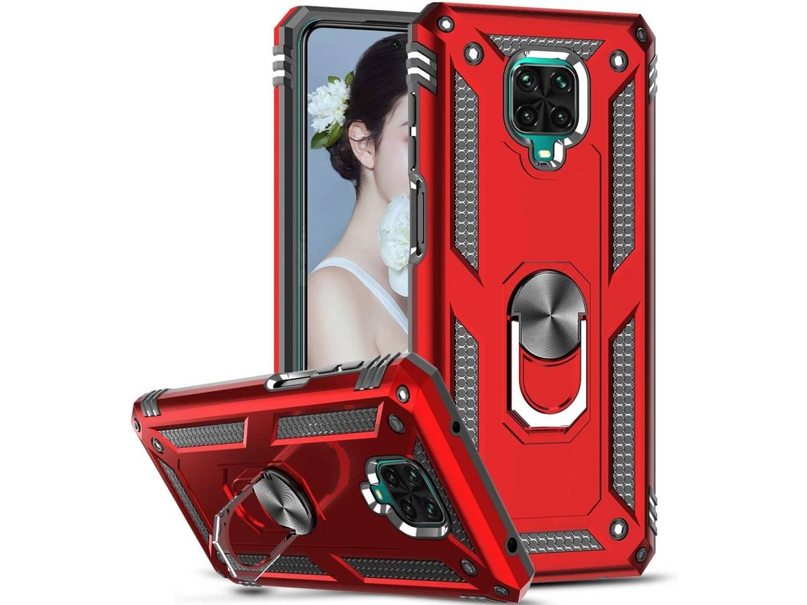 Capa Xiaomi Redmi Note 9S HONGWE. Vermelho