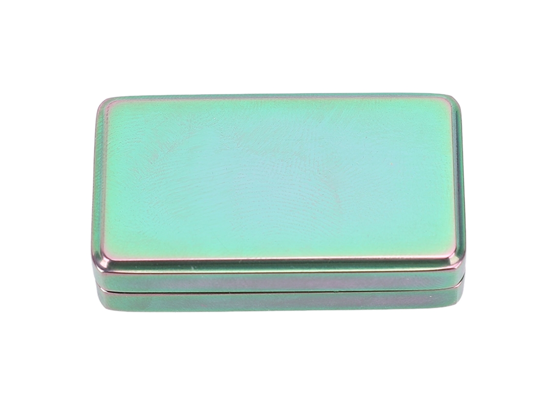 Walshlxq deslizador de Punto de Contacto de Acero Inoxidable Juguete Haptics Push Card Juguete Sensorial para Oficina Hogar Estación