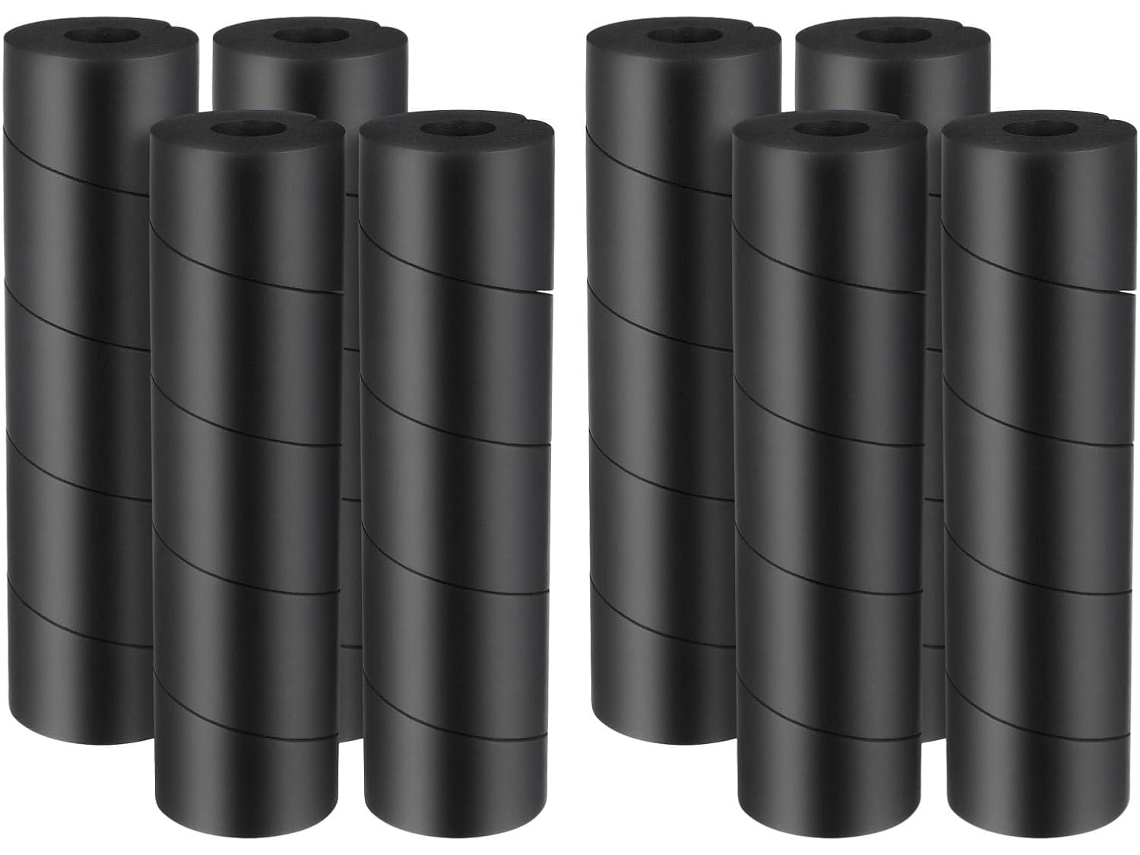 Conjunto De 8 Protetores Canto Pretos E Macios Para Móveis Quarto -