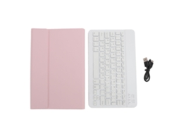 2026zentro-capa Com Teclado Bluetooth Sem Fio Com Iluminação Rgb Para Tablet Tab M10 Plus M10 Fhd Plus 10.3 Polegadas Rosa