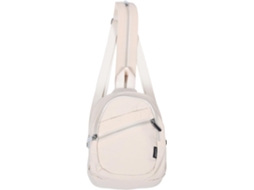 Mochila Feminina Casual, Bolsa De Ombro Pequena, Bolsa De Mão Para Viagens, Caminhadas E Festivais, Bege