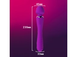 Brinquedo Sexual Para Mulheres Vibrador De Duas Cabeças Quente Impermeável Massagem Adulto