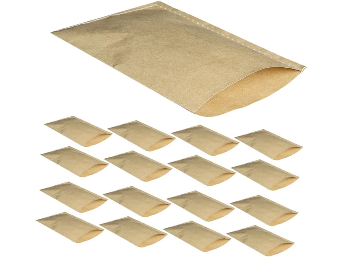 Sachês De Grãos E Papel Kraft 100 Peças Cáqui