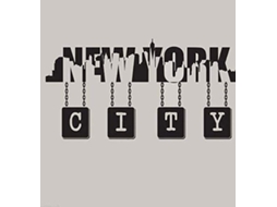 Adesivos de parede Art Déco para decorar o horizonte de Nova York, silhueta de Nova York, 83x42cm