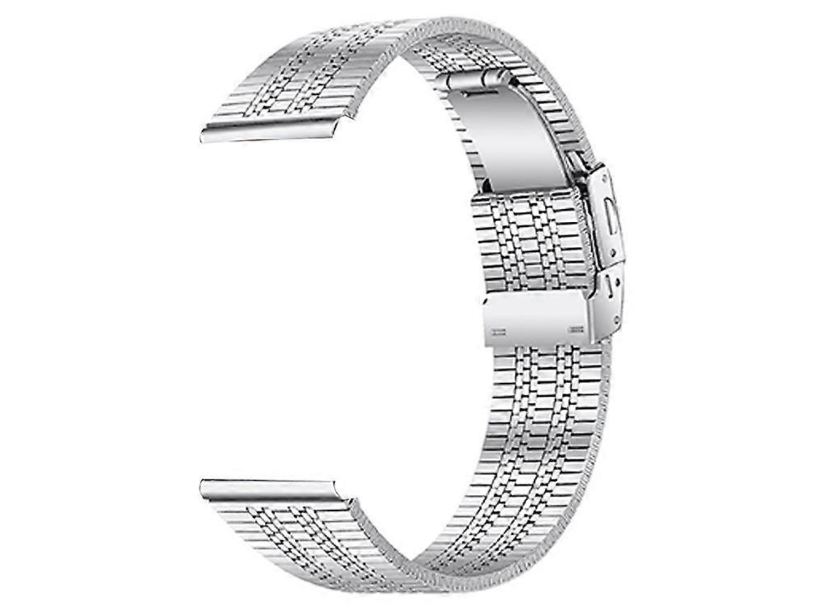 Pulseira De Relógio Compatível Com Huami Amazfit 2 Stratos, Pulseira De Aço Inoxidável, Fecho Dobrável E Fivela Facpoet