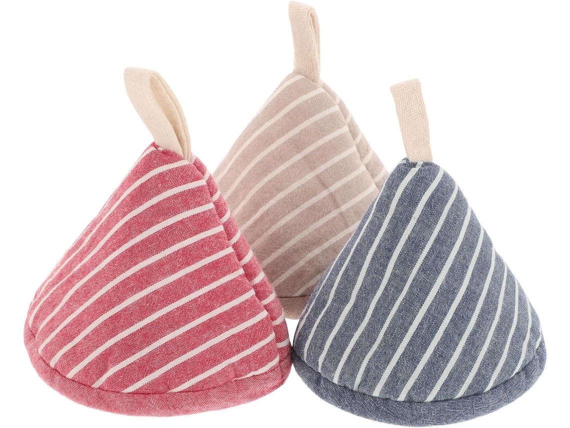 Capas Protetoras Para Cabos De Utensílios De Cozinha E De Servir, Com Adorável Design Triangular Japonês, Feit