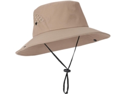 Chapéu De Pesca, Boné Masculino Com Proteção Solar , Dobrável Com Cordão Elástico, Ideal Para Gokoco