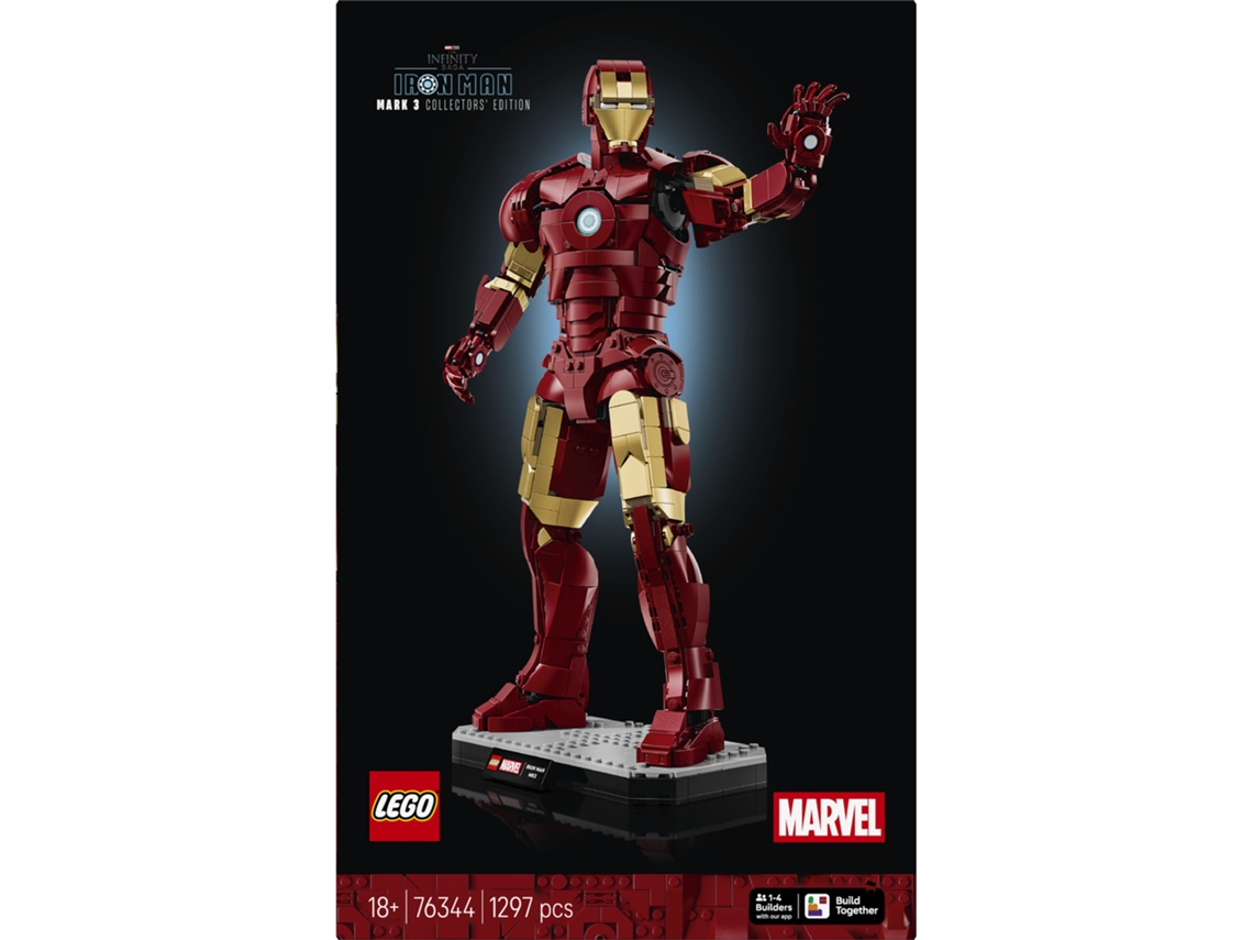 Lego® 76344 Marvel Iron Man Mark 3 – Modelo Colecionável Para Adultos