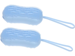 Conjunto De 2 Escovas Banho Multifuncionais Para Esfoliação E Massagem, Suaves E Seguras Para Diversos Tipos De
