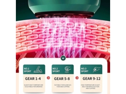 Dispositivo De Massagem Anticelulite Com Ventosas, Massageador De Gordura Corporal Portátil Ajustável De 12 Níveis Para Barriga E Aquaforge
