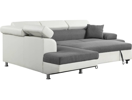 Sofá HABITAT ET JARDIN Sophia luxe   Cinzento (269x82 cm - Madeira e Contraplacado)