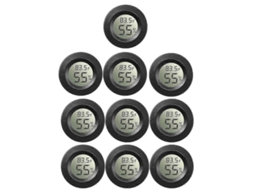 Termômetro Higrômetro Digital Para Uso Interno - 10pack Mini Monitor Lcd