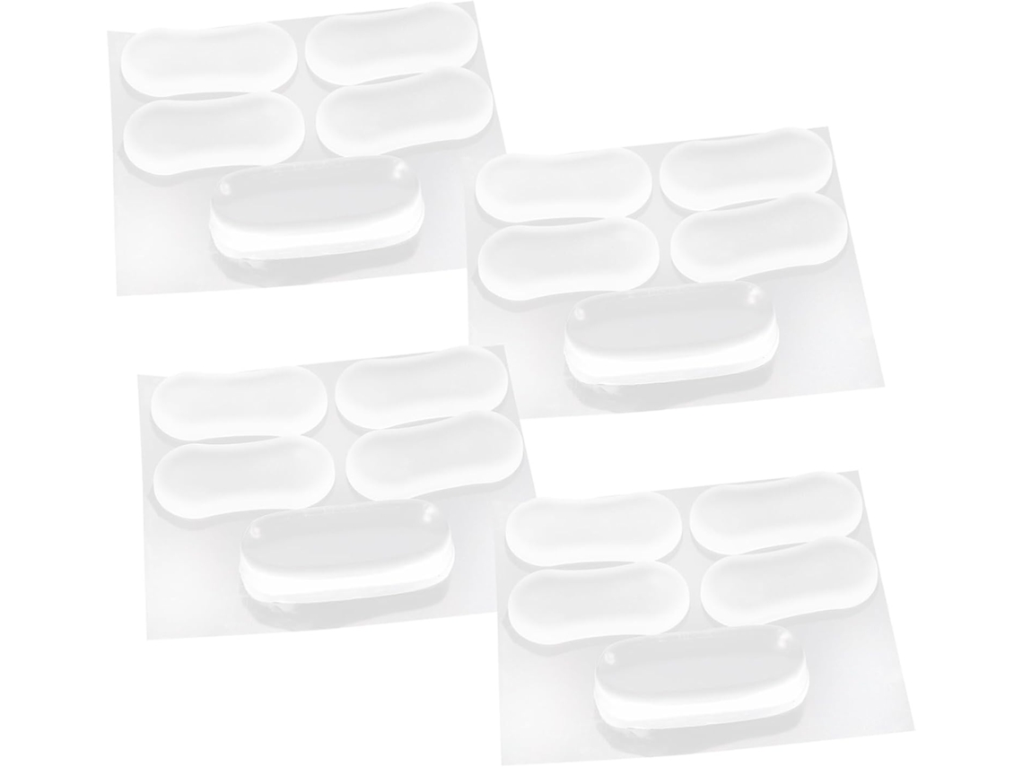 Conjunto De 20 Protetores Assento Sanitário Transparentes Para Bidê, Reduzem Ruído E Vibração