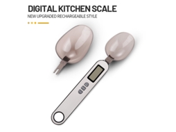 Balança Digital Colher, 500g/0,1g, Para Especiarias, Leite Em Pó E Proteína Em Pó. Czhhmart