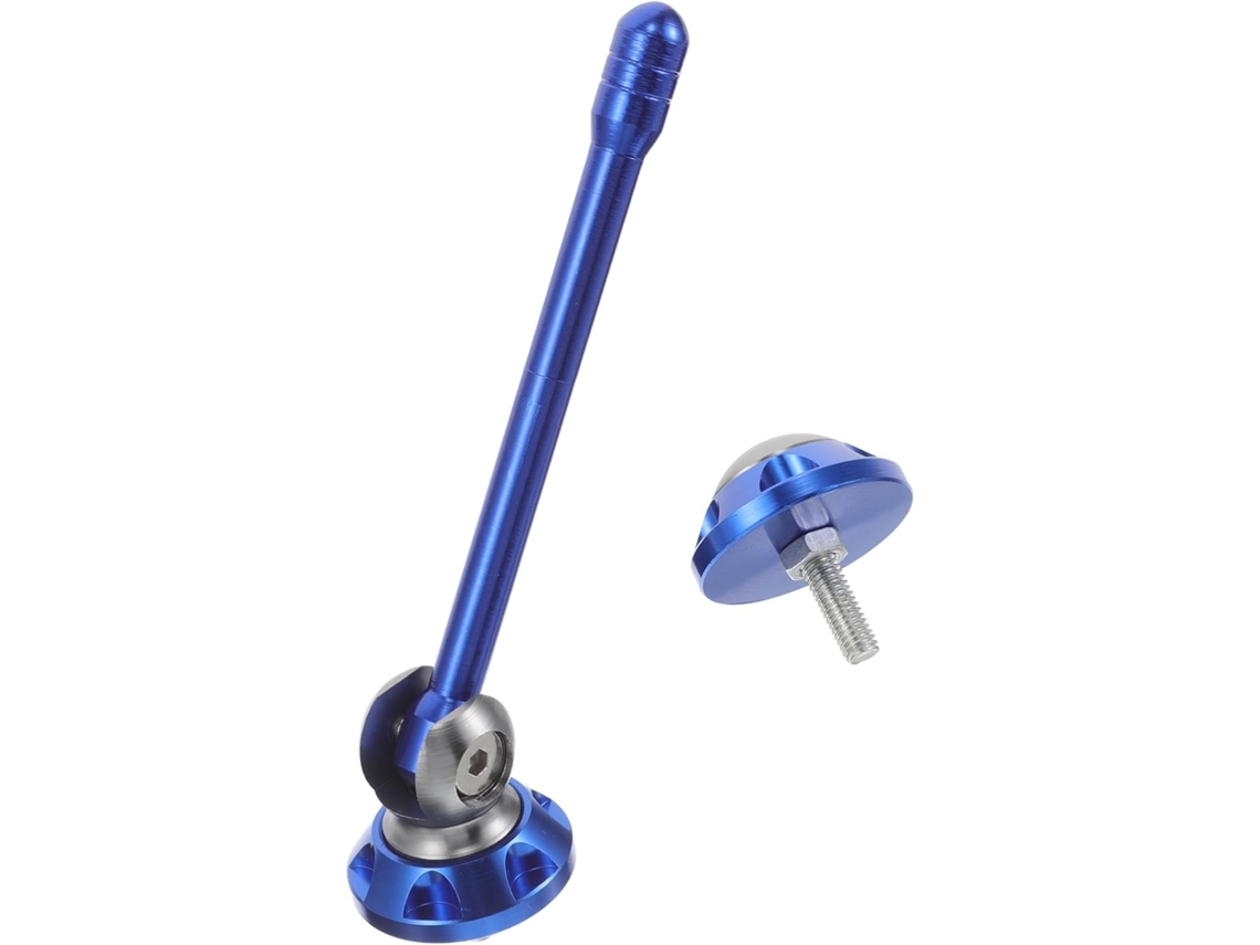 Antena decorativa em liga de alumínio para placa de scooter.
