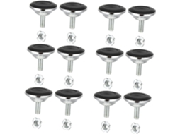 Conjunto De 12-niveladores Ajustáveis Para Pés Móveis, Mesas E Cadeiras, Para Casa E Escritório