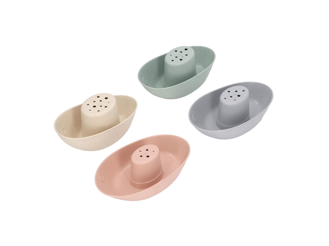 Primerox 4pcs Barcos de Banho Empilháveis Brinquedos de Banho Flutuantes Brinquedos Educativos Infantil