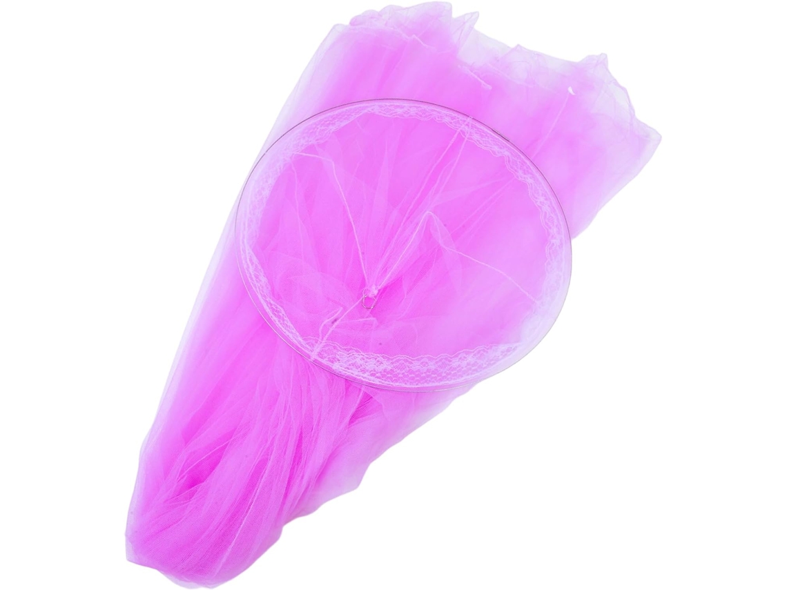 Mosquiteiro Redondo Princess Dome Para Cama, Resistente E Confortável, Com Fios Que Protegem Contra Mosquitos, Ideal