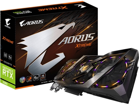Placa Gráfica  Rtx 2080 Aorus 8gb Gddr6